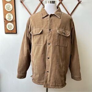 90s Old Navy Corduroy Sherpa Lined Painters Jacket Mens XXL